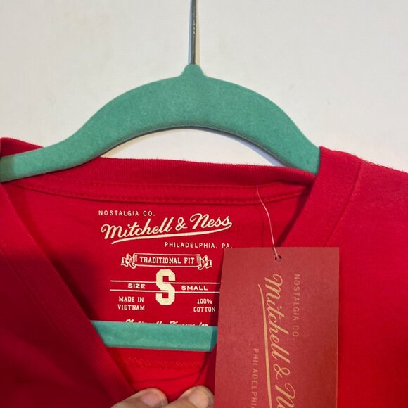 NWT Mitchell & Ness Boston Red Sox T-Shirt Small  MLB Fan Gear Vintage Style - Picture 4 of 5